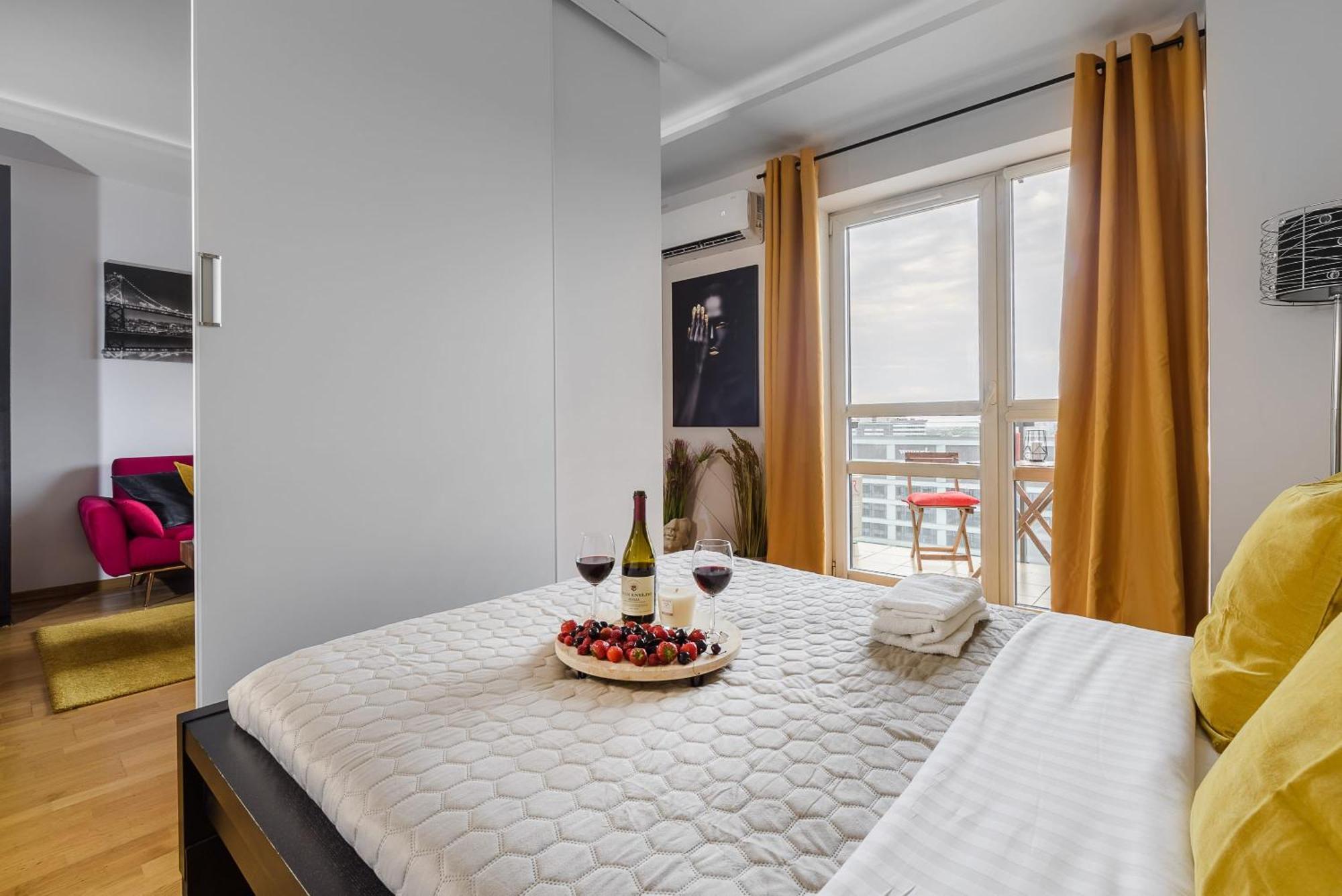 Lumina Apart With Balcony Platinum Tower Warsaw Luaran gambar
