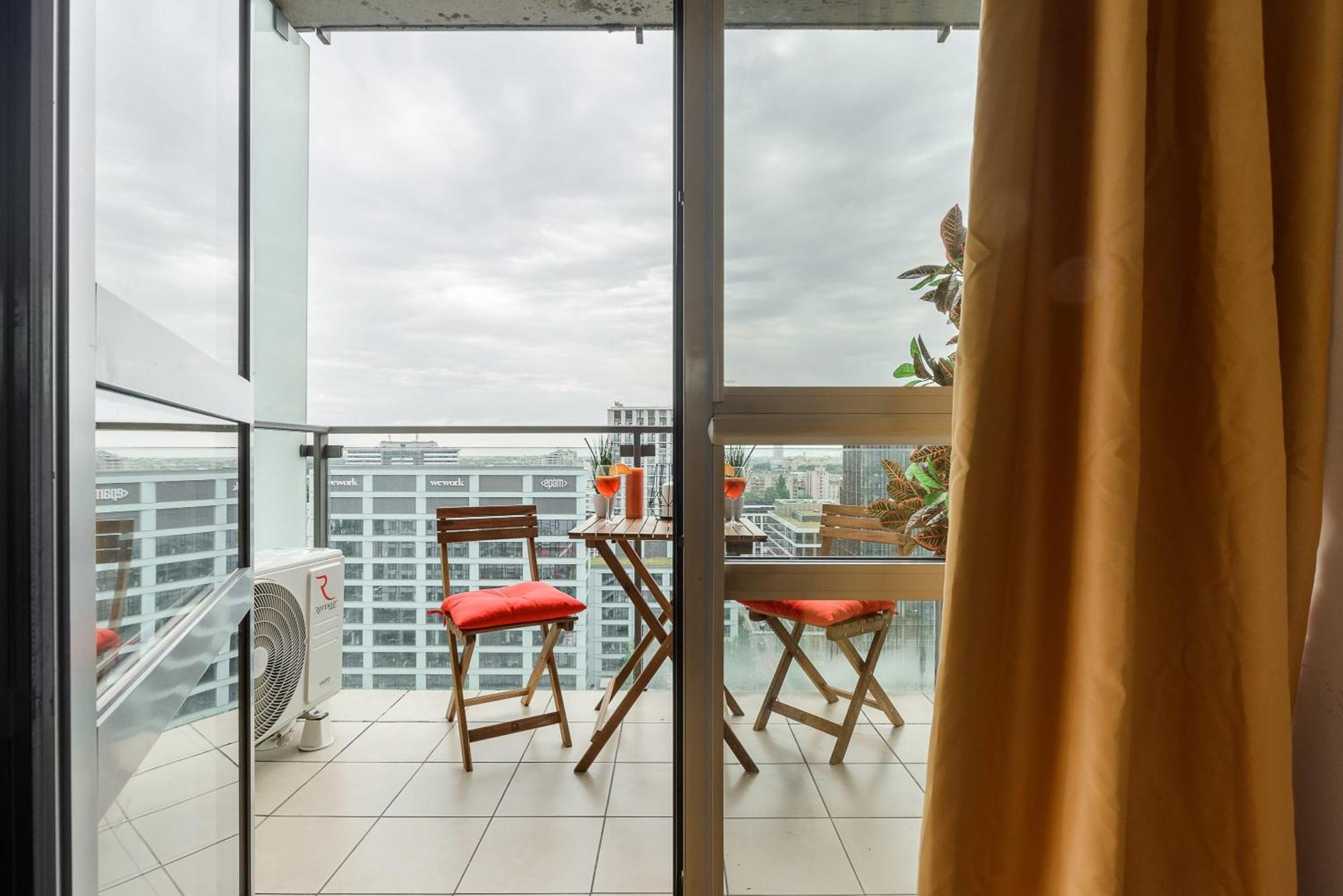Lumina Apart With Balcony Platinum Tower Warsaw Luaran gambar
