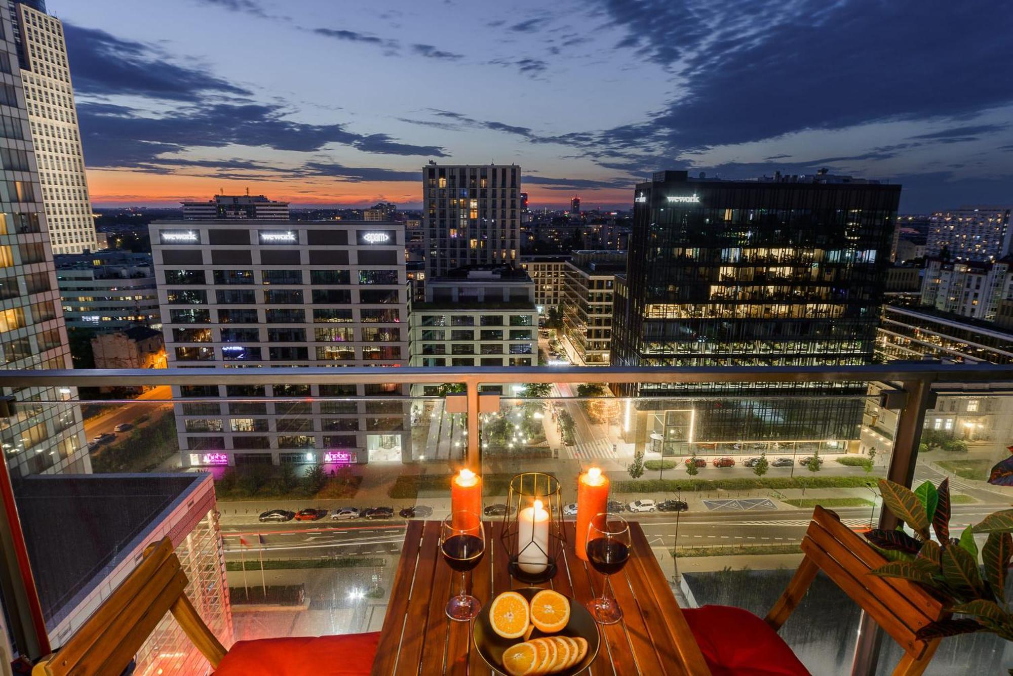 Lumina Apart With Balcony Platinum Tower Warsaw Luaran gambar