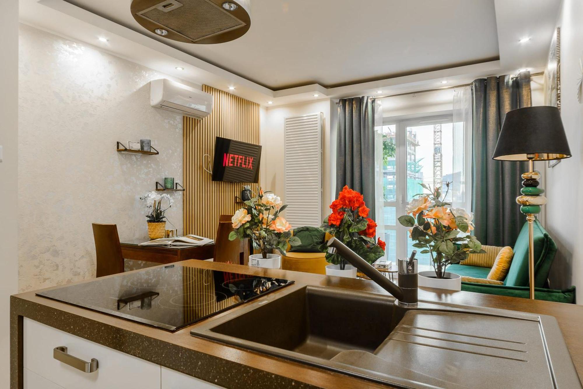 Lumina Apart With Balcony Platinum Tower Warsaw Luaran gambar